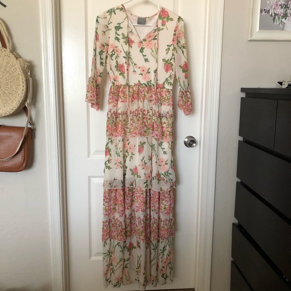 Beautiful ruffle tiered dress